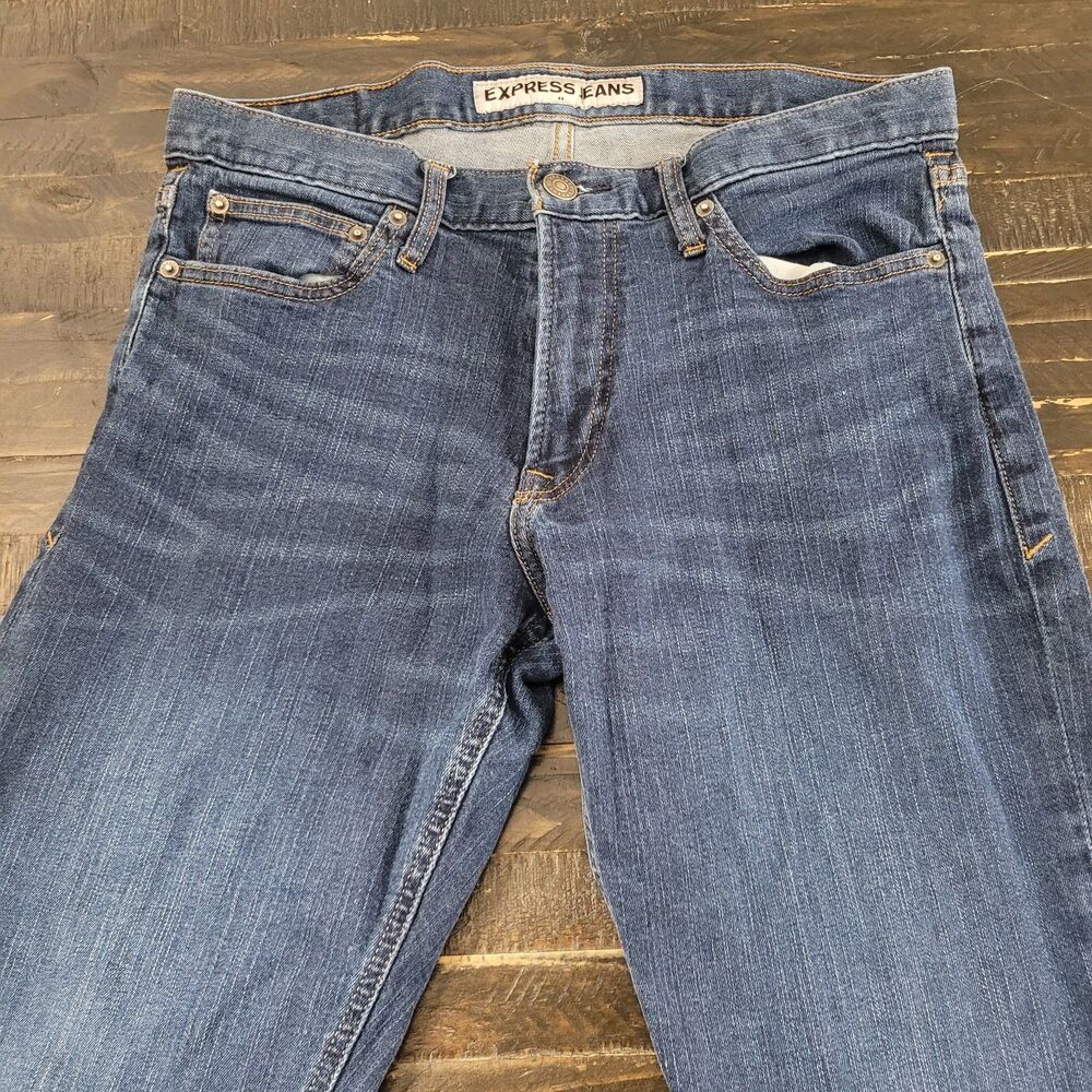 Express Kingston Classic Fit Slim Leg Jeans Mens 32x32 Denim